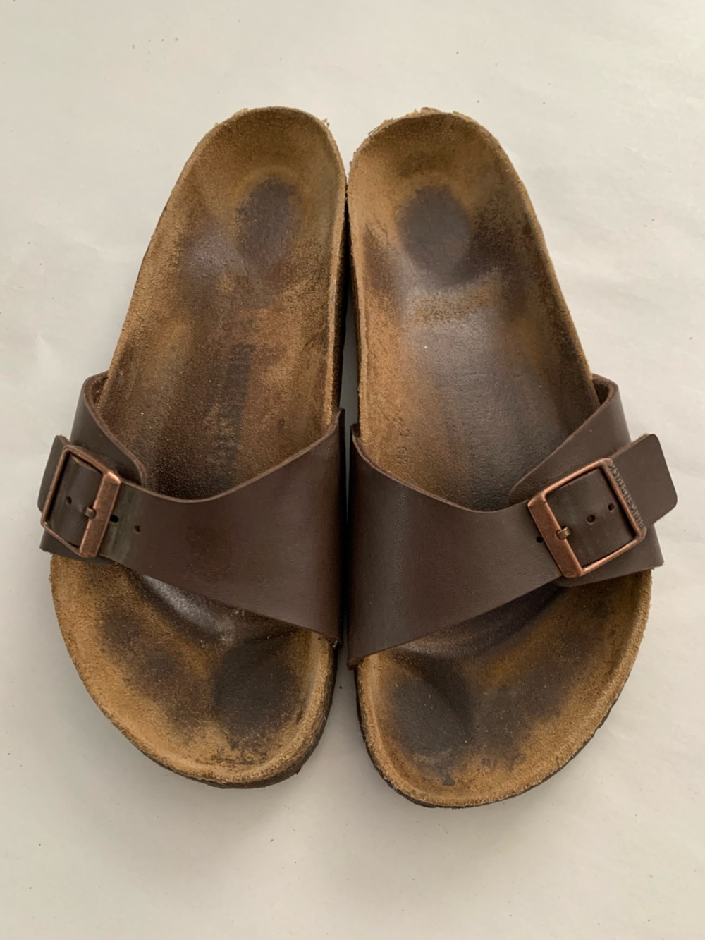 Birkenstock Leather Single-Band Slide Sandal with Buckle women’s size 9 - Picture 4 of 8